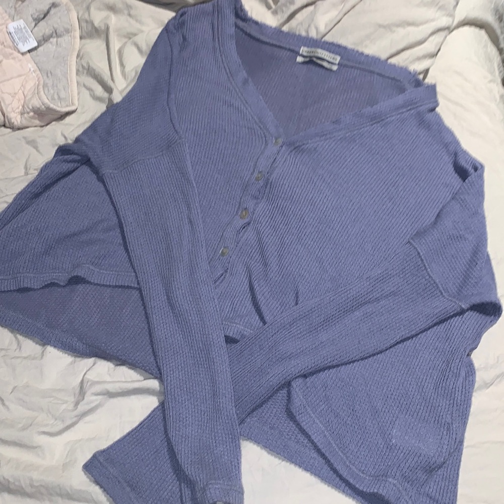Waffle material Urban outfitters top